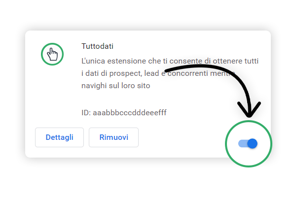 Attiva Estensione